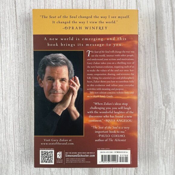 📚 3/$25 The Seat of the Soul by Gary Zukav | Paperback - Picture 2 of 6